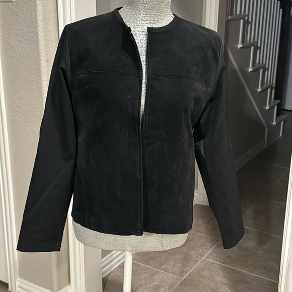 Escapade Jackets & Blazers - Women's‎ Escapade Black Suede Jacket Size Medium